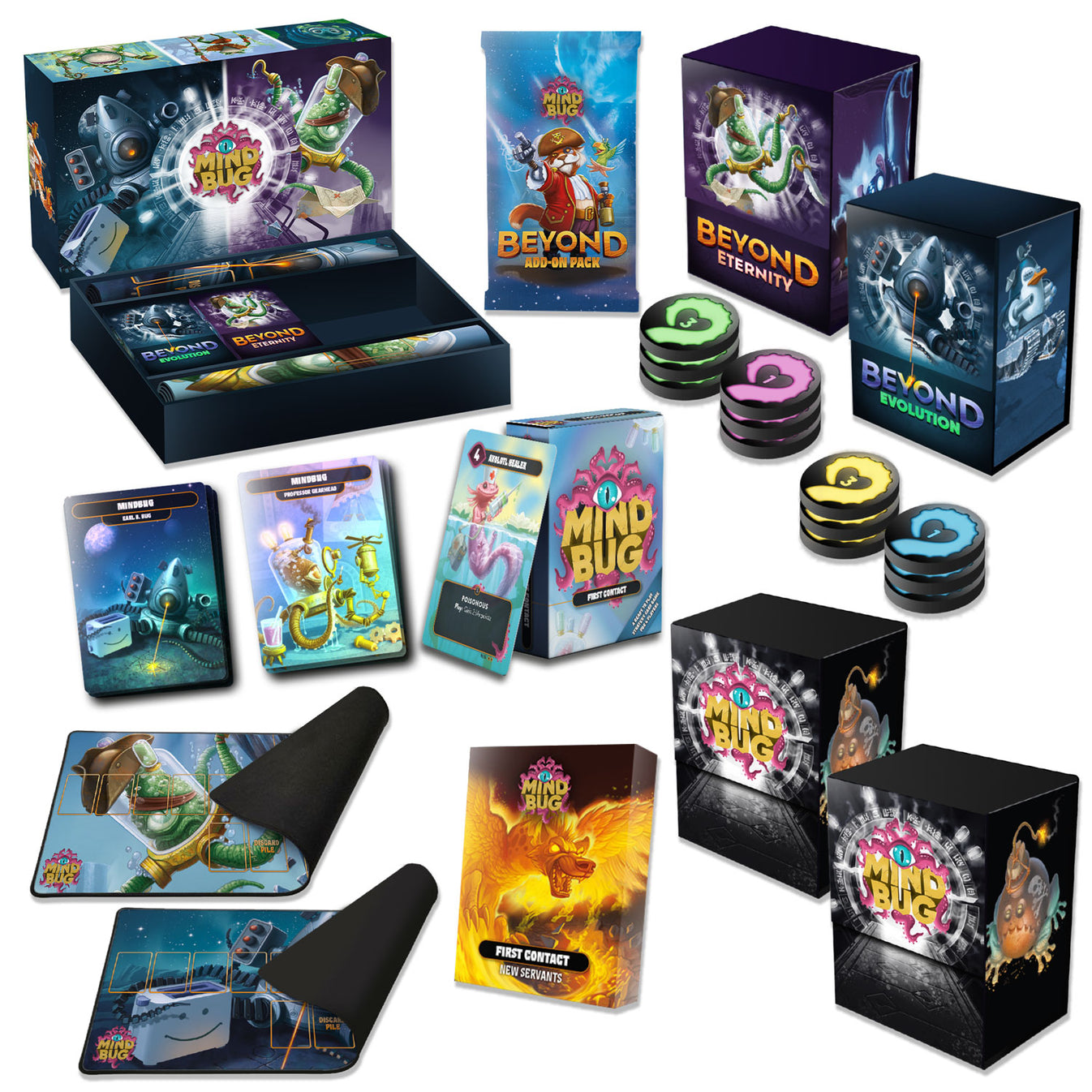 Mindbug - Beyond - Deluxe All-in Bundle (English) – nerdlab-games