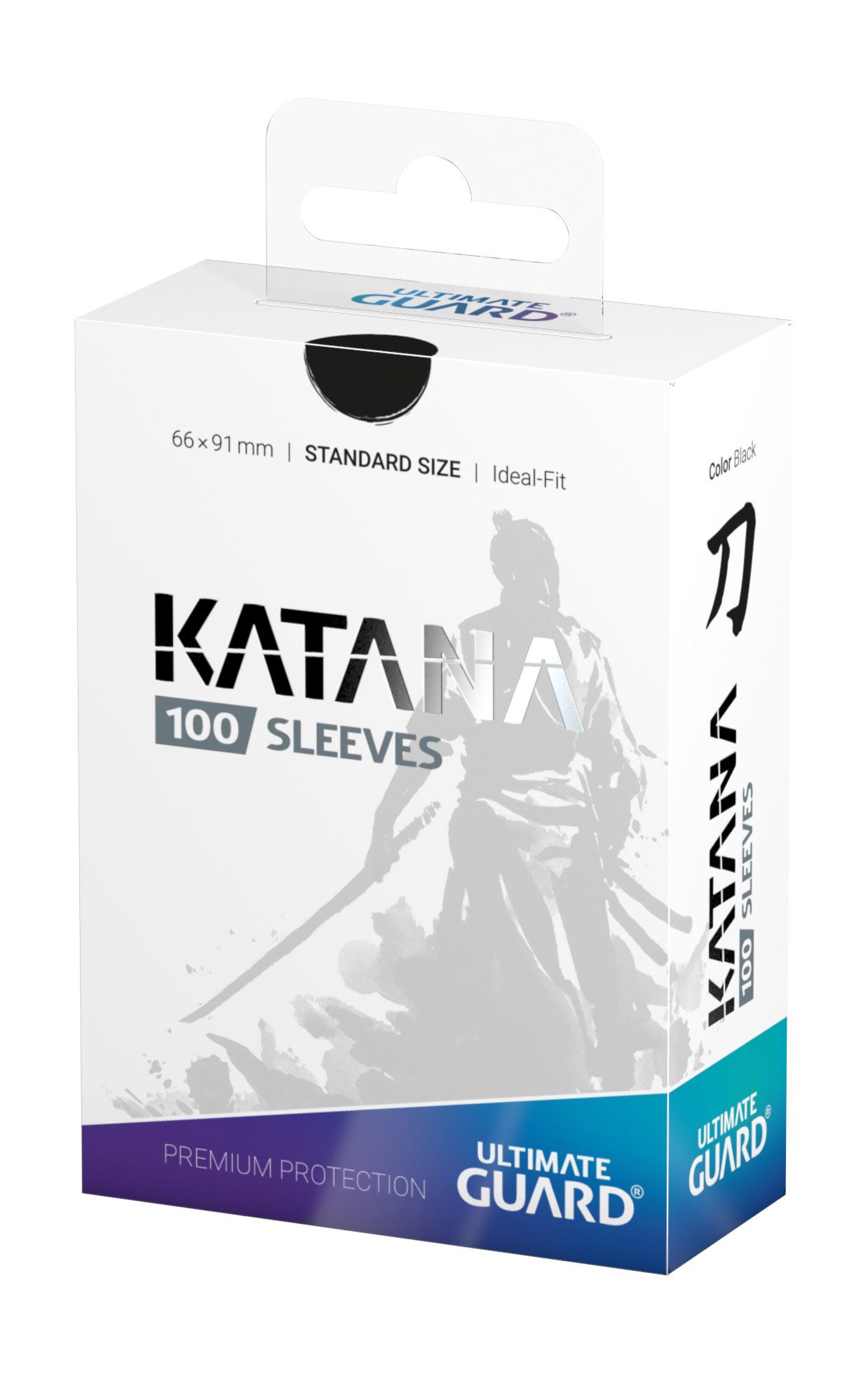 Ultimate Guard Katana Sleeves Standard Size (100) - Black